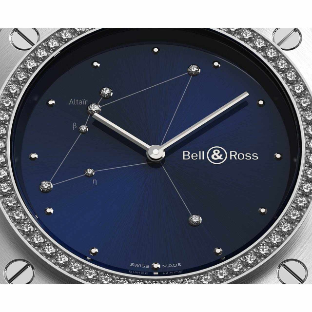 Bell & Ross BR S BLUE DIAMOND EAGLE DIAMOND　　 BRS-EA-ST-LGD/SCR