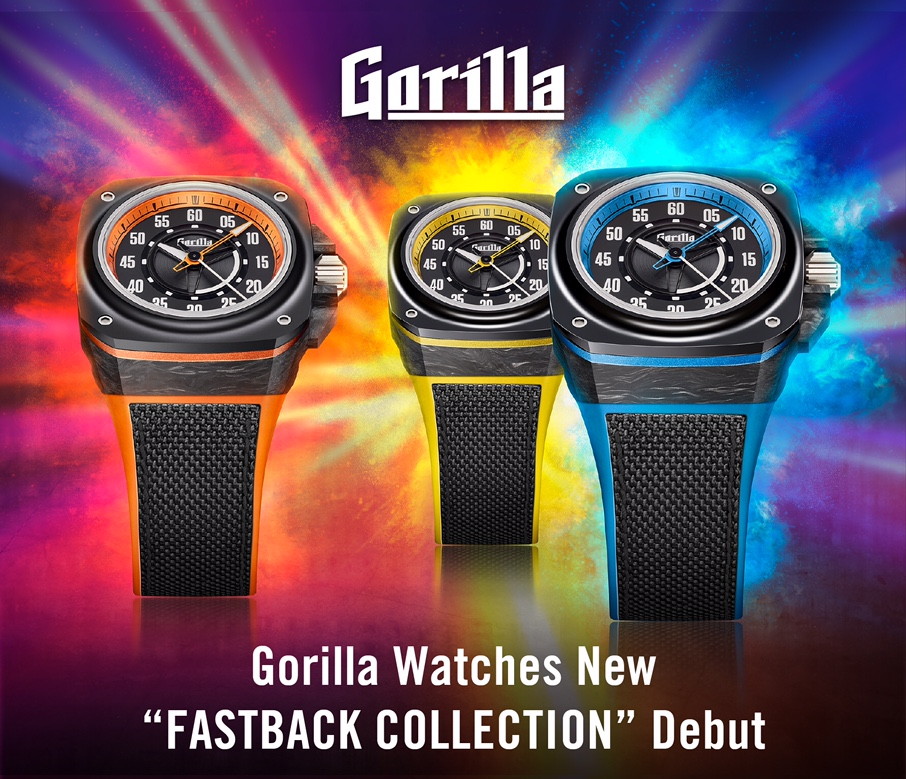 Gorilla Watches New 'FASTBACK COLLECTIONを' Debut