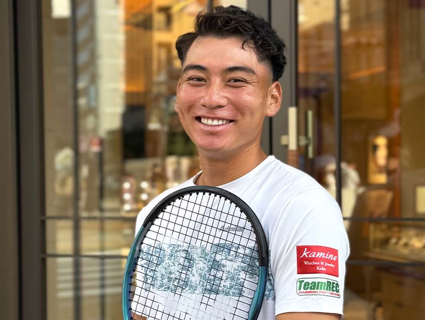 男子プロテニスプレイヤー 田口涼太郎選手のスポンサー就任のお知らせ