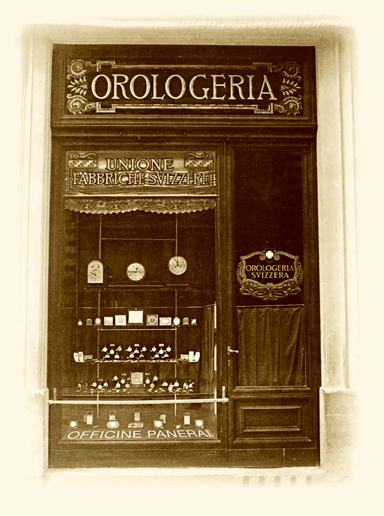 フィレンツェの店Orologeria Svizzera