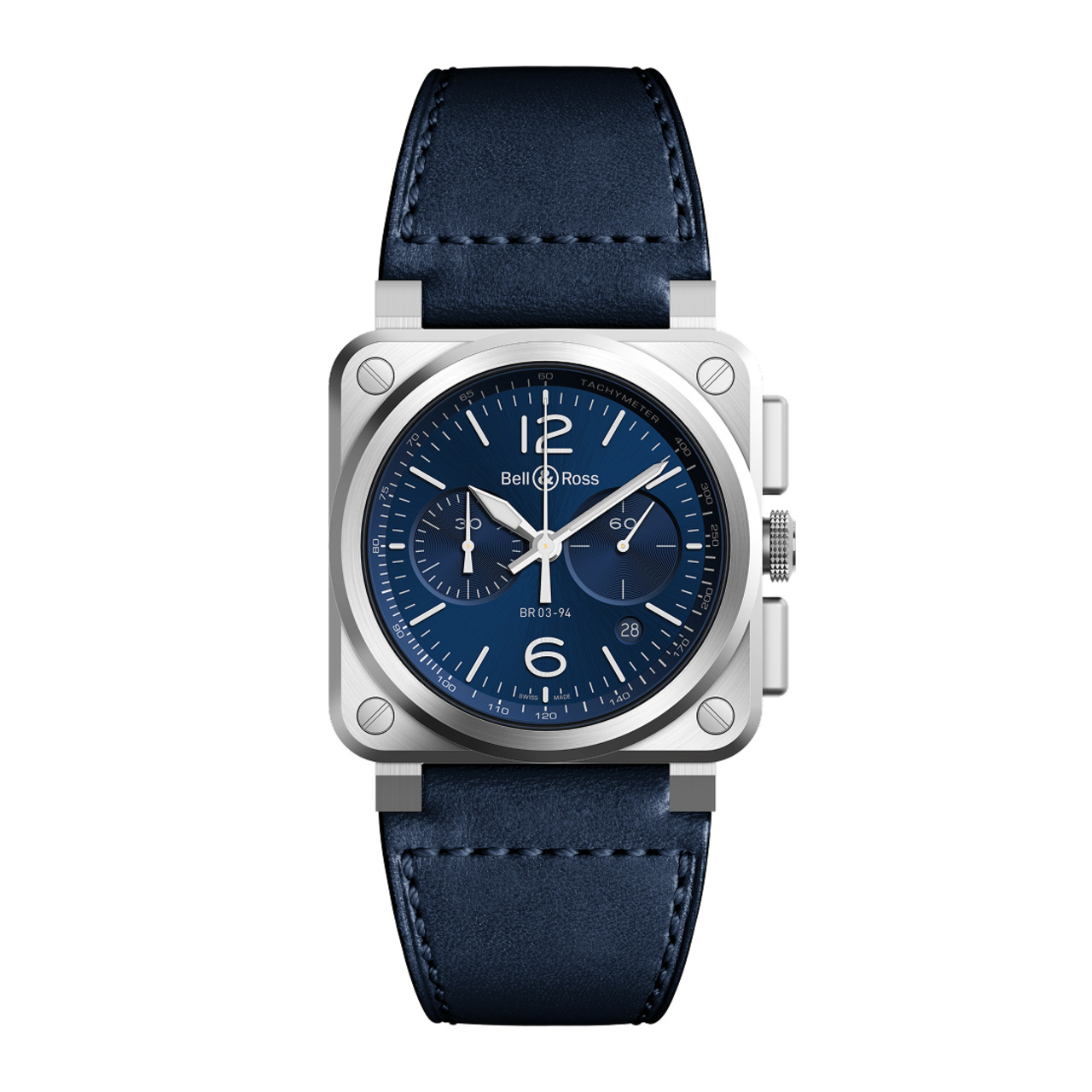 BR-03 クロノ ブルー スチール BY Bell & Ross BR-03 クロノ ブルー スチール バイ ベル＆ロス