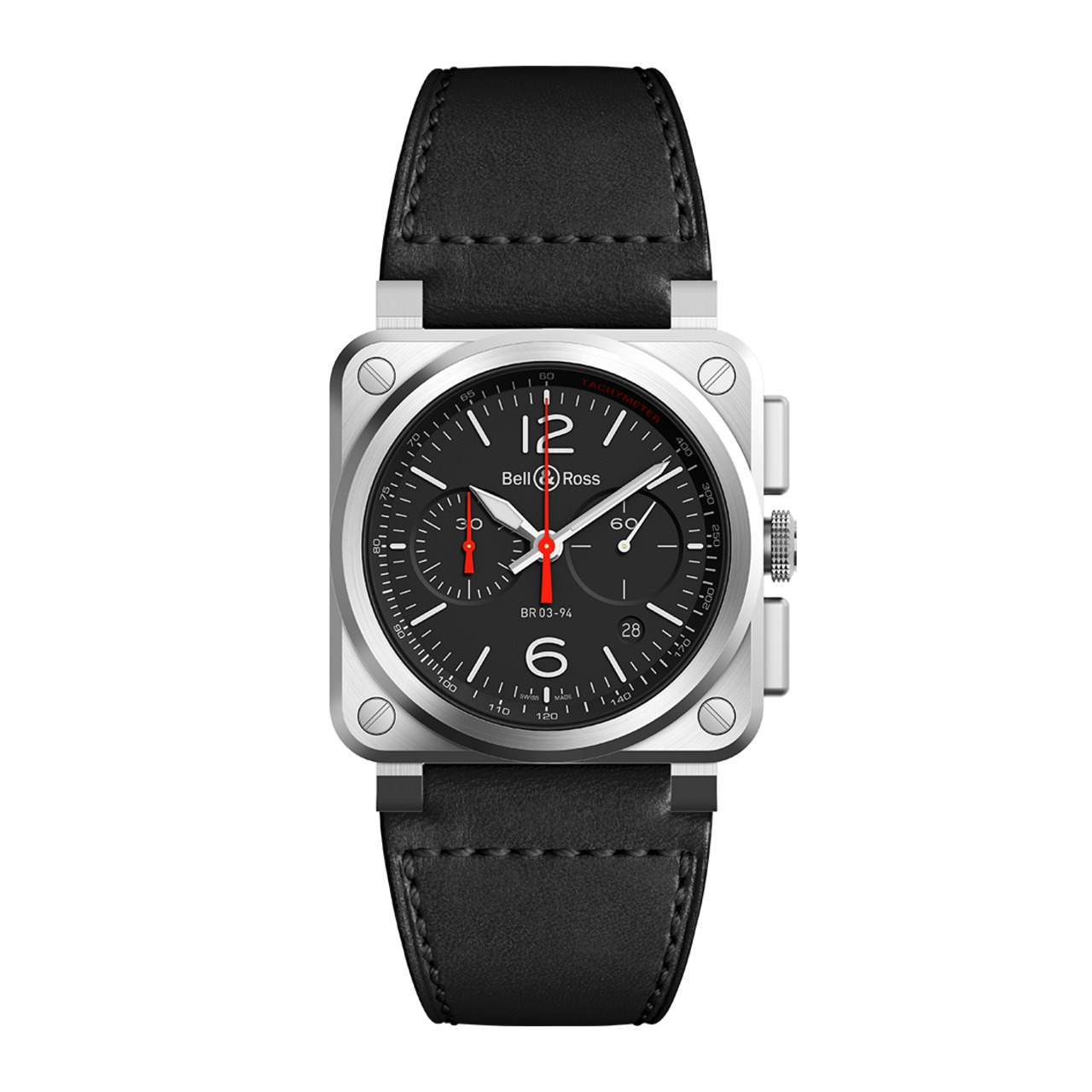 BR-03 クロノ ブラック スチール BY Bell & Ross BR-03 クロノ ブラック スチール バイ ベル＆ロス