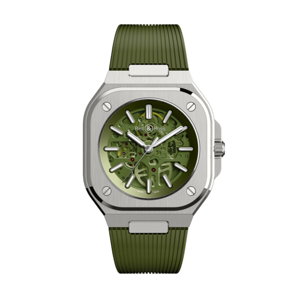 Bell & Ross BR-05 スケルトン グリーン BR05A-GN-SKST/SRB