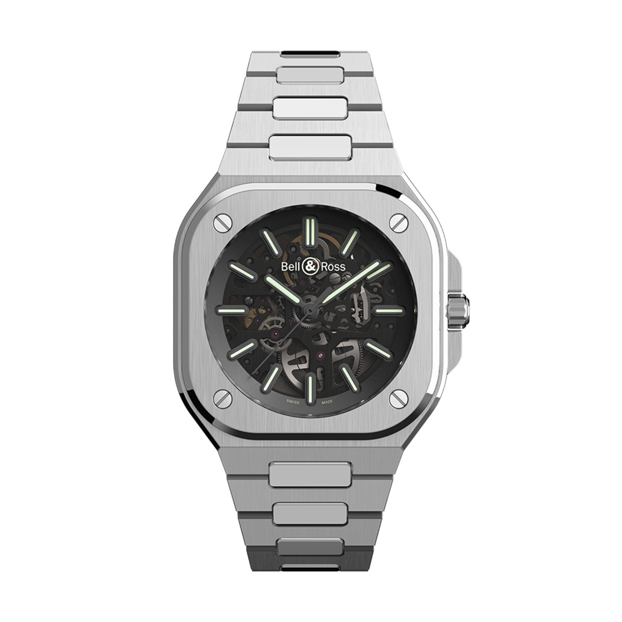 Bell & Ross BR-05 スケルトン ナイトラム BR05A-BL-SK-ST/SST