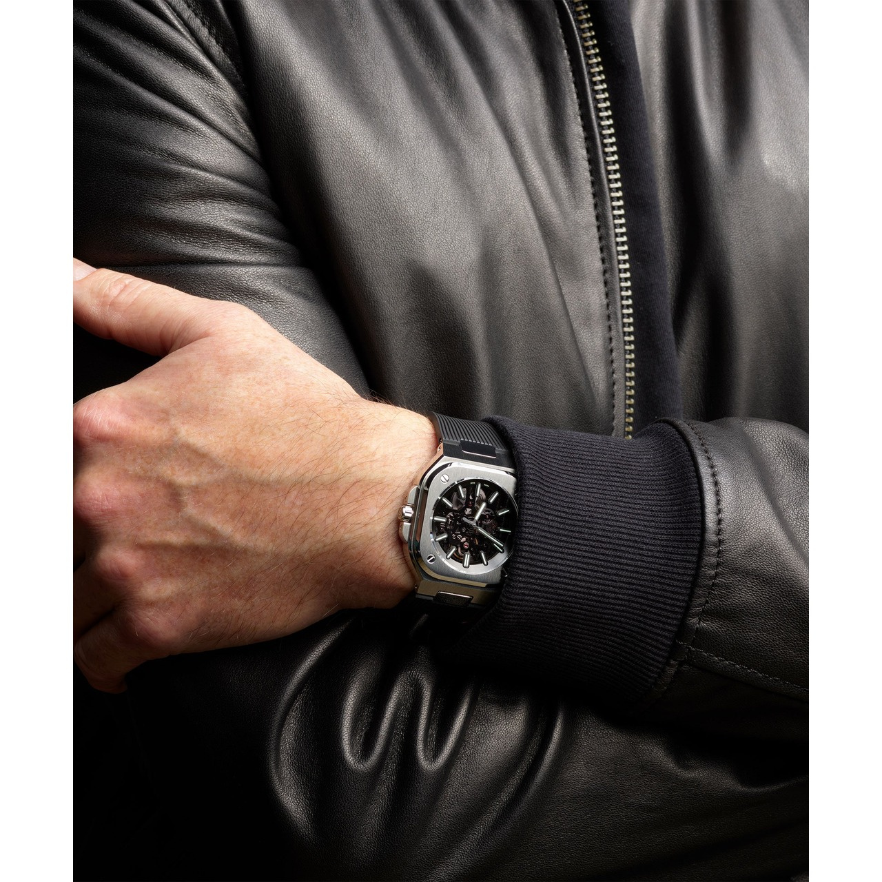 Bell & Ross BR-05 スケルトン ナイトラム BR05A-BL-SK-ST/SRB