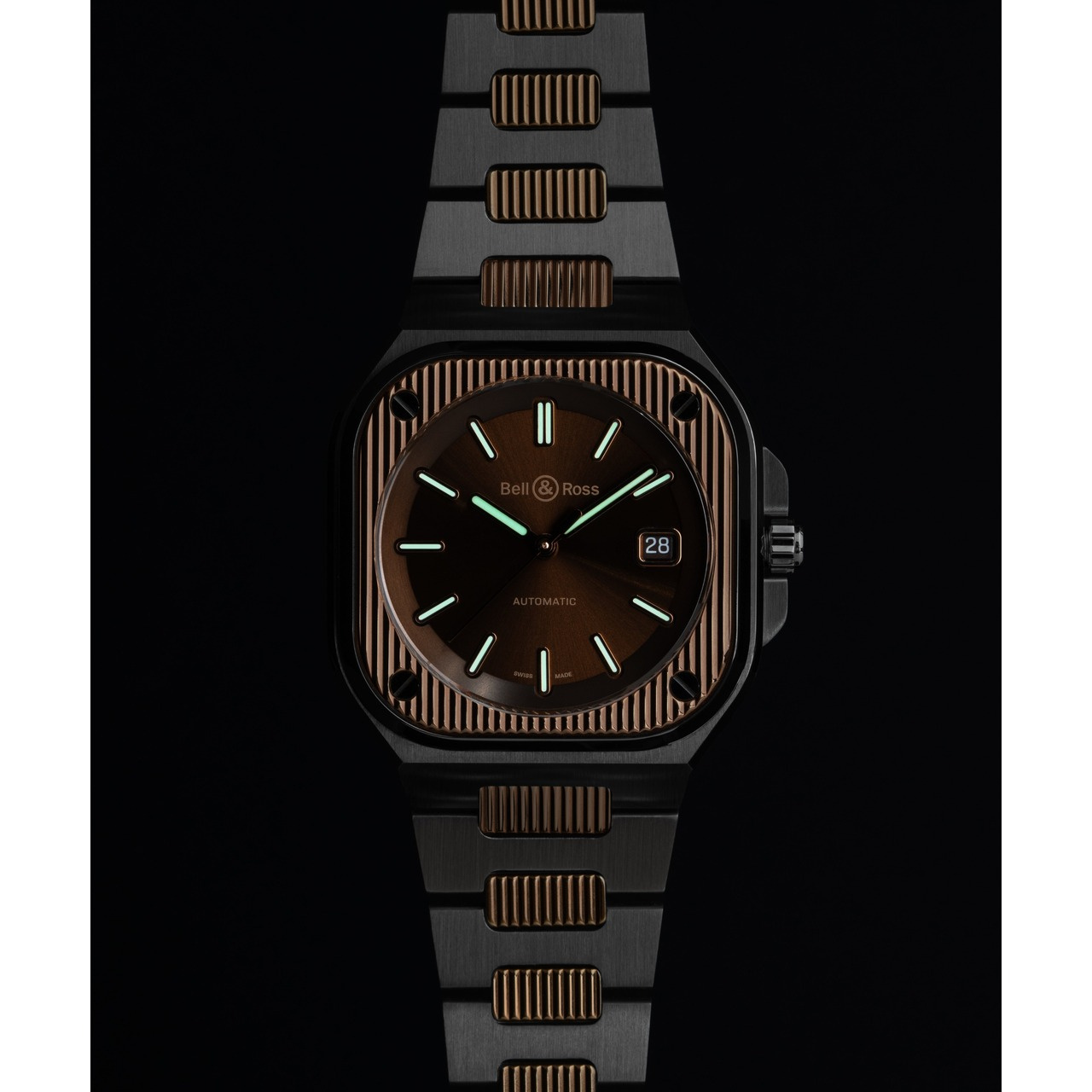 Bell & Ross BR-05 アートライン スチール&ゴールド BR05A-EL-GLST/SSG