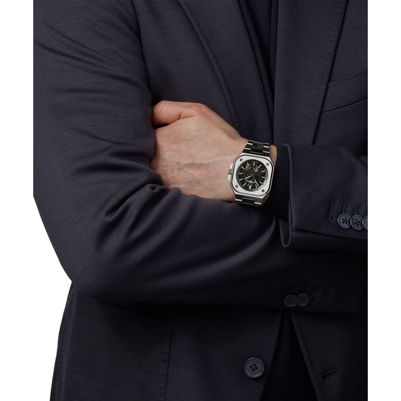 Bell & Ross BR-05 スケルトン ナイトラム BR05A-BL-SK-ST/SST