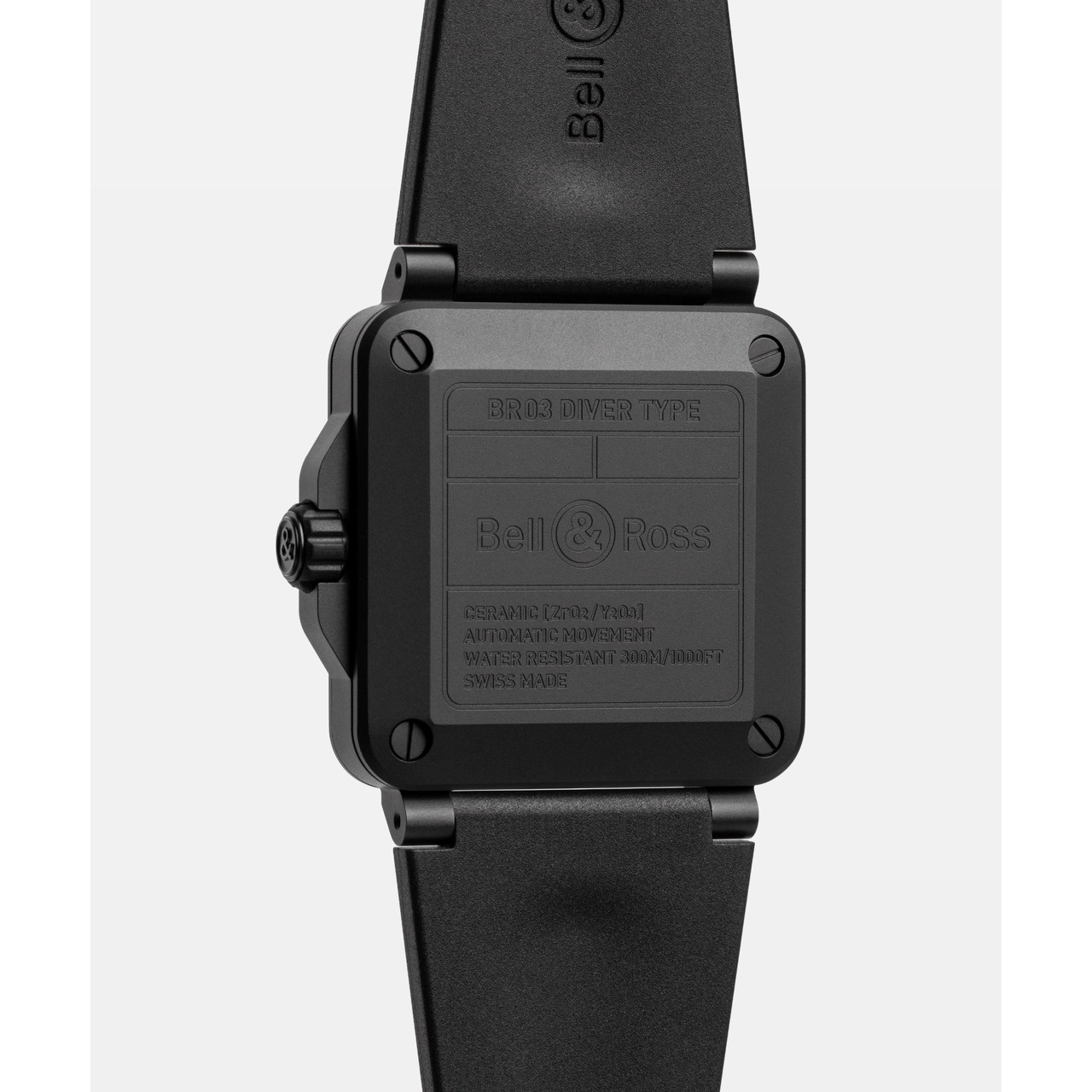 Bell & Ross BR-03 ダイバー ラム アウトライン BR03A-D-OL-CE/SRB