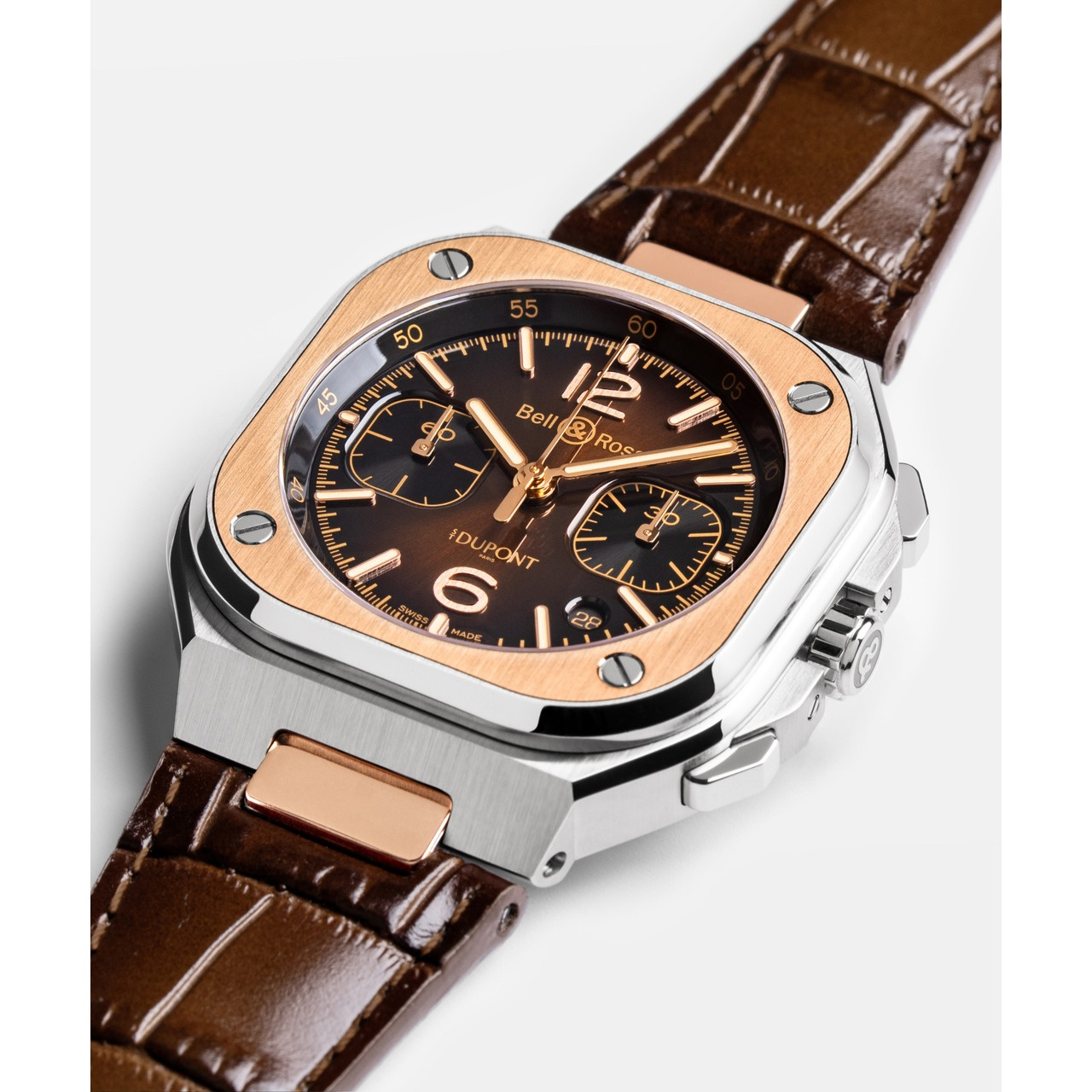 Bell & Ross BR-05 クロノ S.T. デュポン BR05C-STD-STPG/SCA