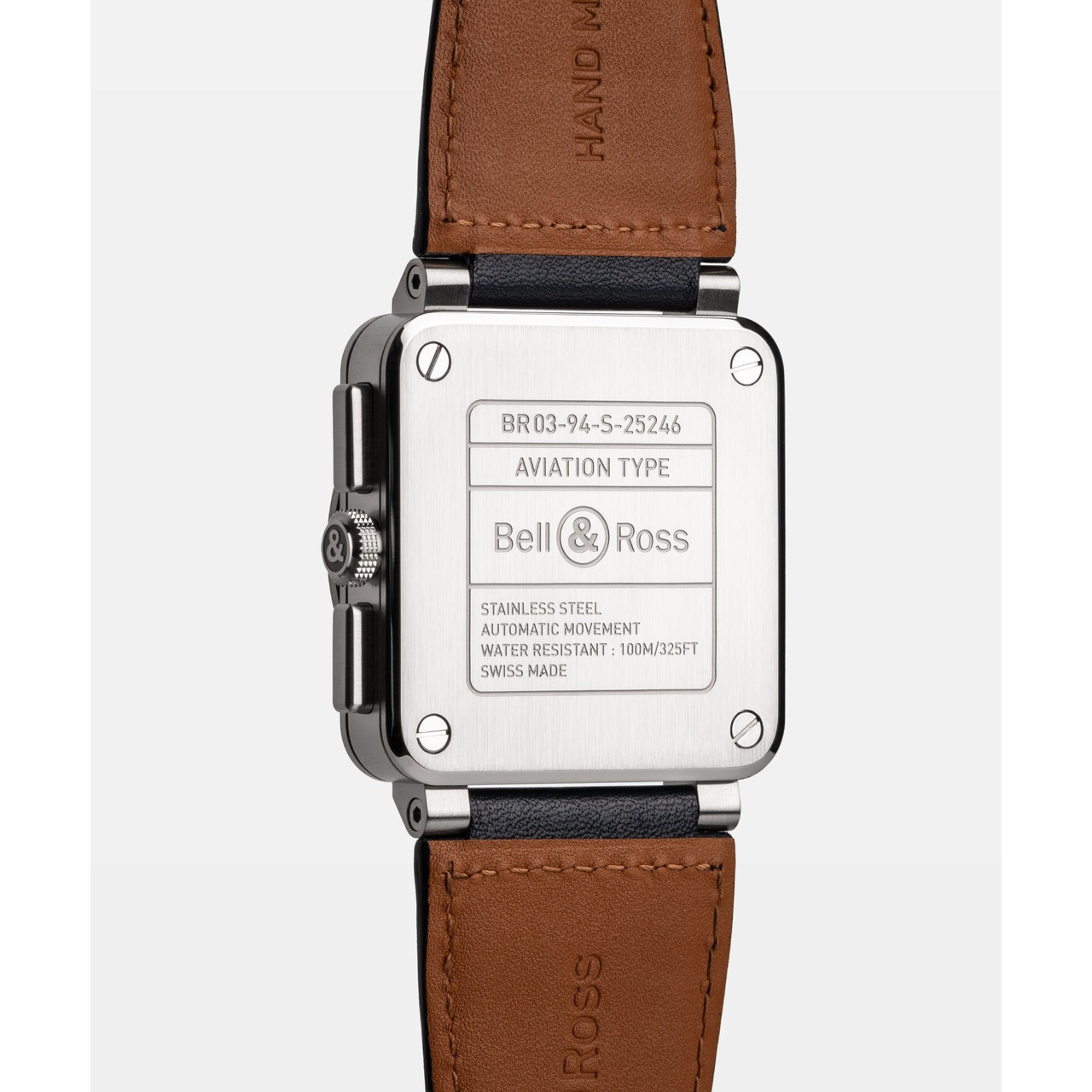 Bell & Ross BR-03 クロノ ブルー スチール BR0394-BLU-ST/SCA