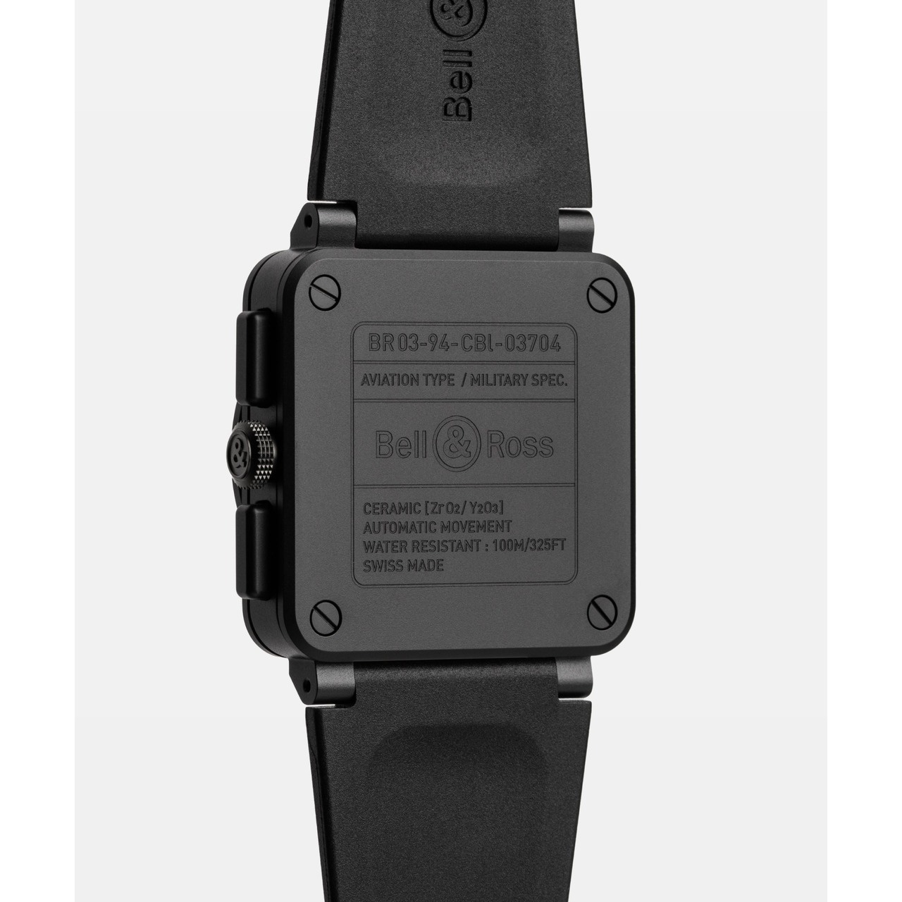 Bell & Ross BR-03 クロノ ブラック マット BR0394-BL-CE