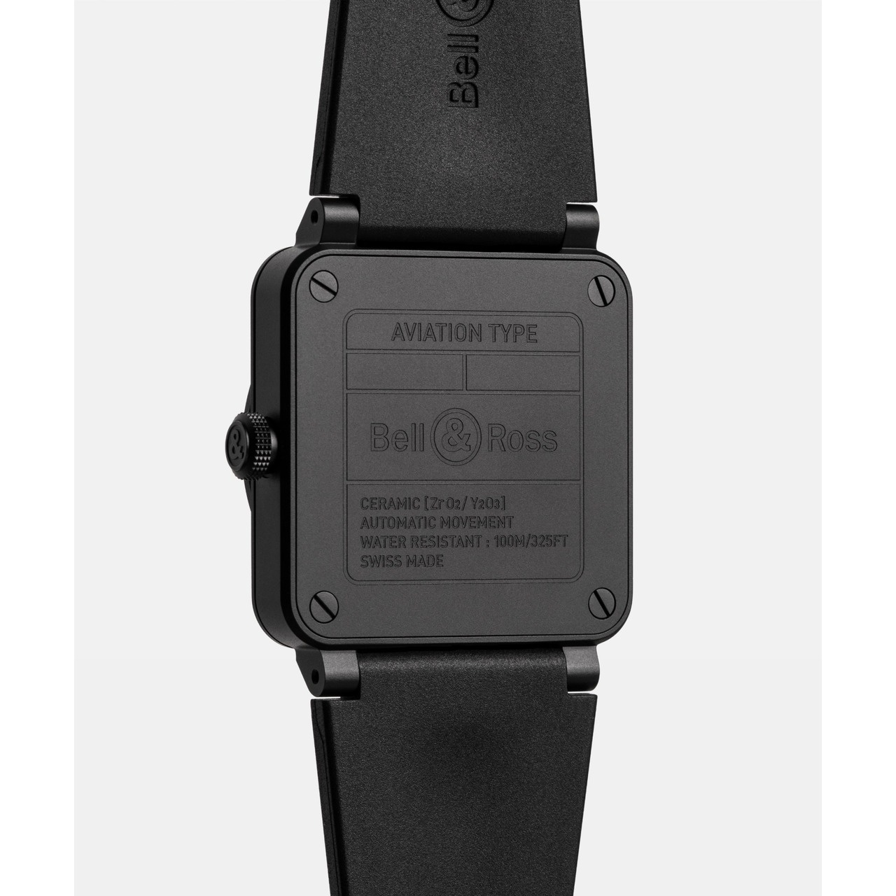 Bell & Ross BR-03 スケルトン ラム セラミック BR03A-LM-SKCE/SRB
