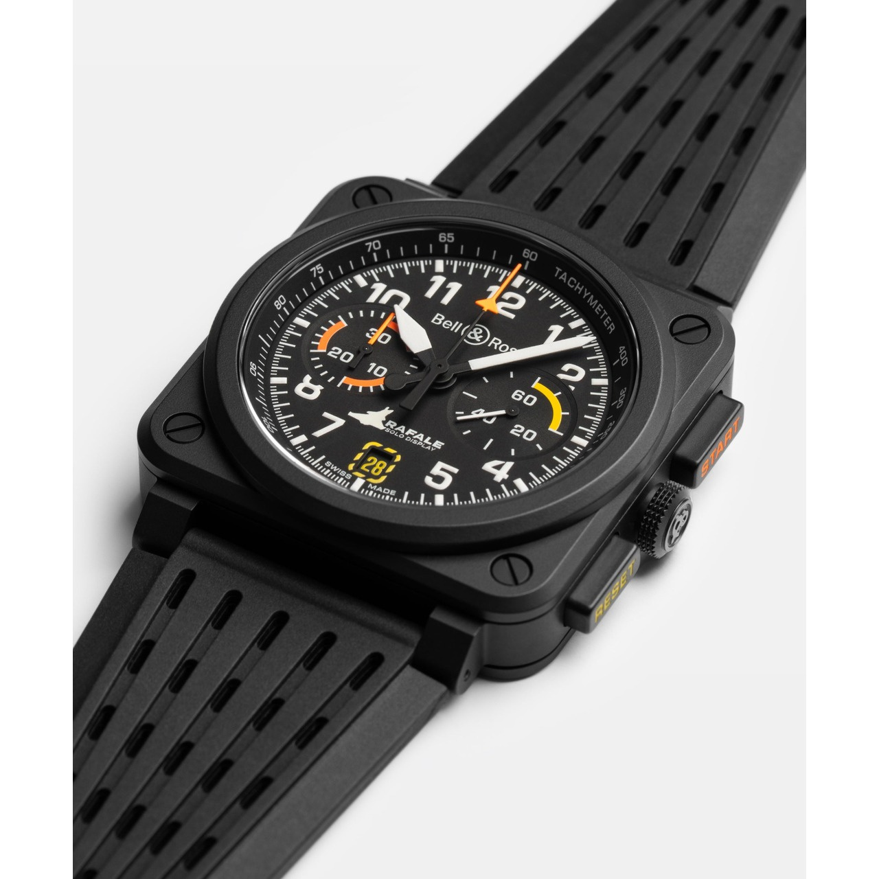 Bell & Ross BR-03 クロノ ディスプレイ ラファール・ソロ・ディスプレイ BR0394-RSD-CE/SRB