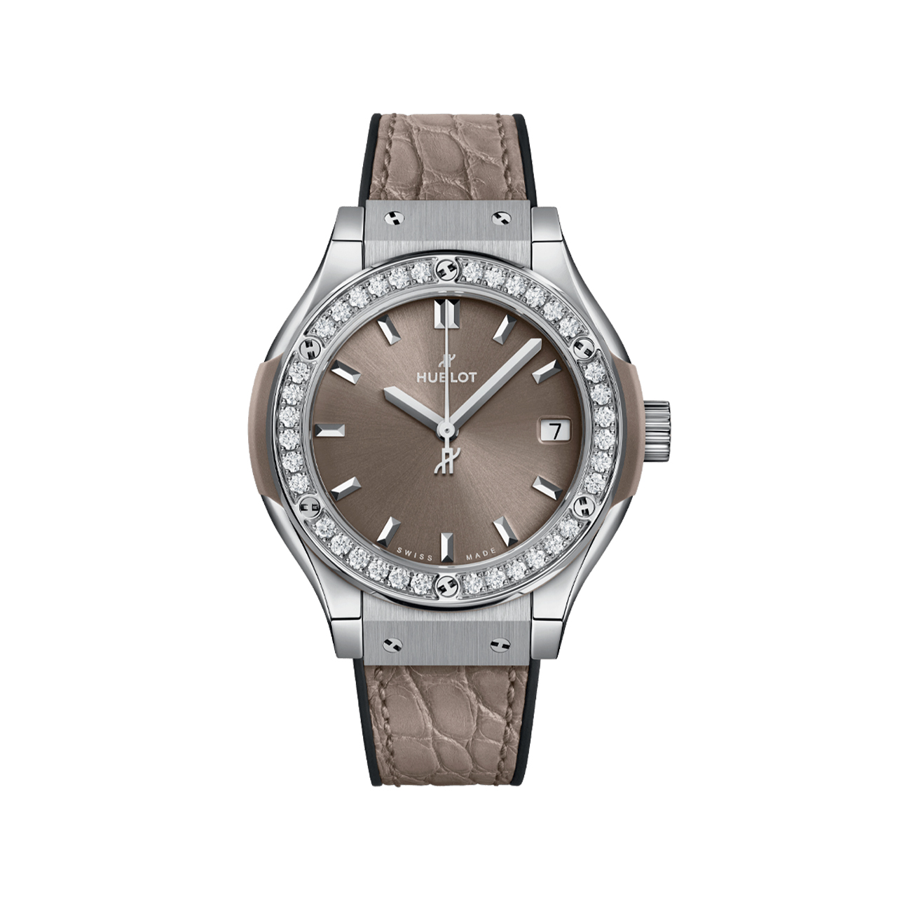 クラシック・フュージョン チタニウムトープ ダイヤモンド BY HUBLOT クラシック・フュージョン チタニウムトープ ダイヤモンド バイ ウブロ