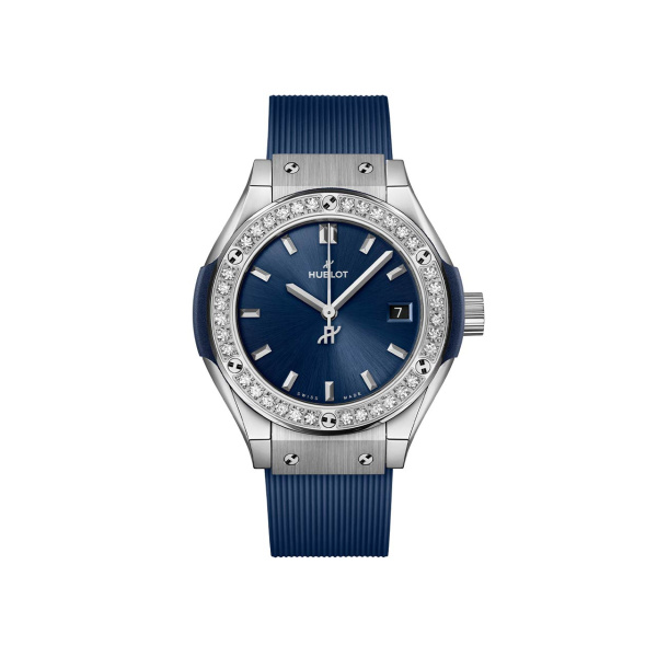 クラシック・フュージョン チタニウム ブルー ダイヤモンド BY HUBLOT クラシック・フュージョン チタニウム ブルー ダイヤモンド ウブロ