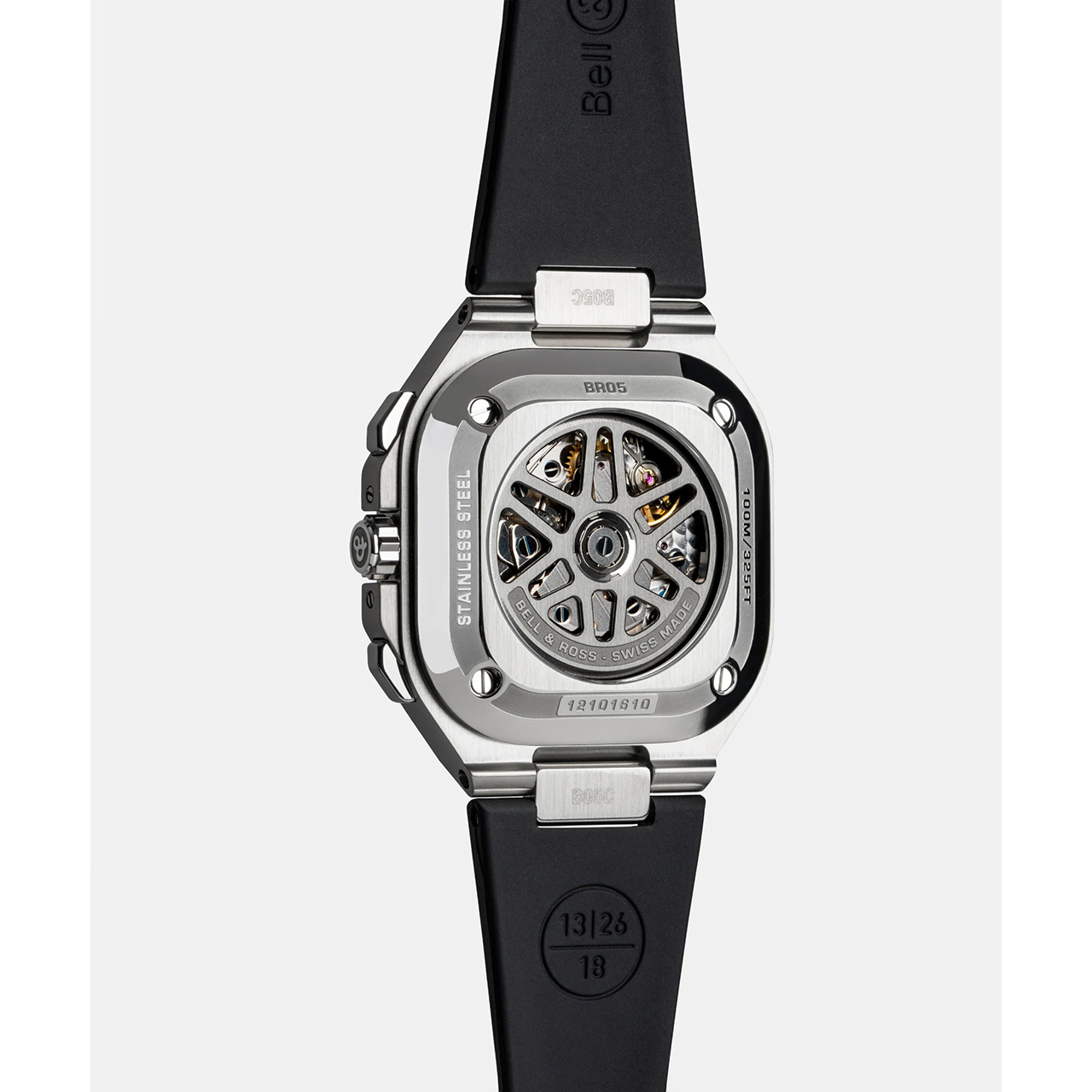 Bell & Ross BR 05 クロノ ブラック スチール BR05C-BLC-ST/SRB
