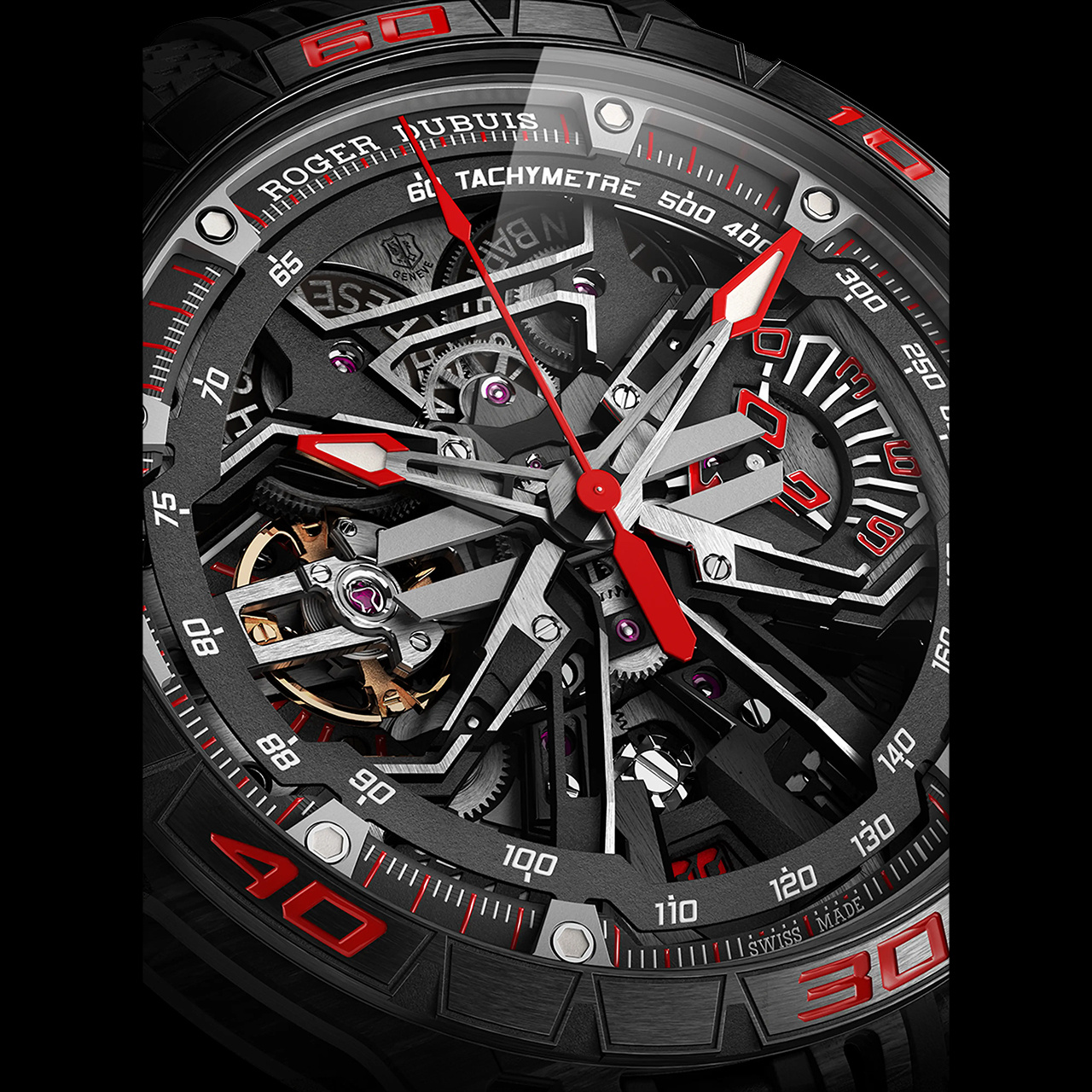 ROGER DUBUIS エクスカリバー スパイダー フライバック クロノグラフ RDDBEX1046