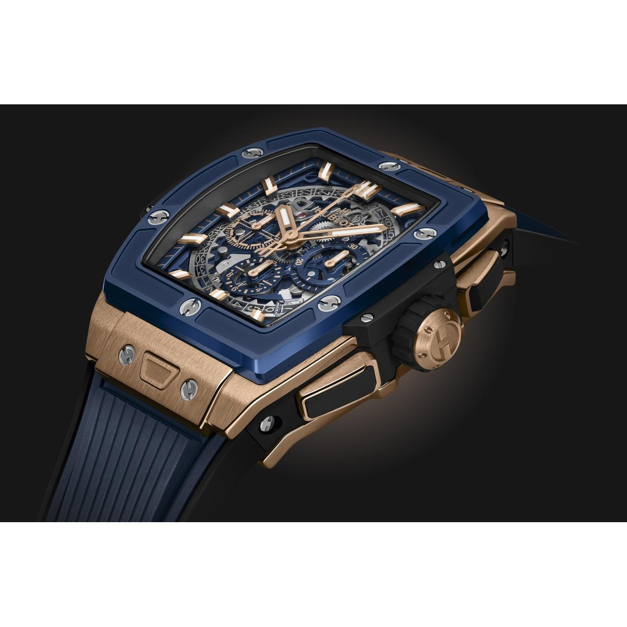 HUBLOT スピリット オブ ビッグ・バン キングゴールド ブルーセラミック 42mm 642.OL.7180.RX