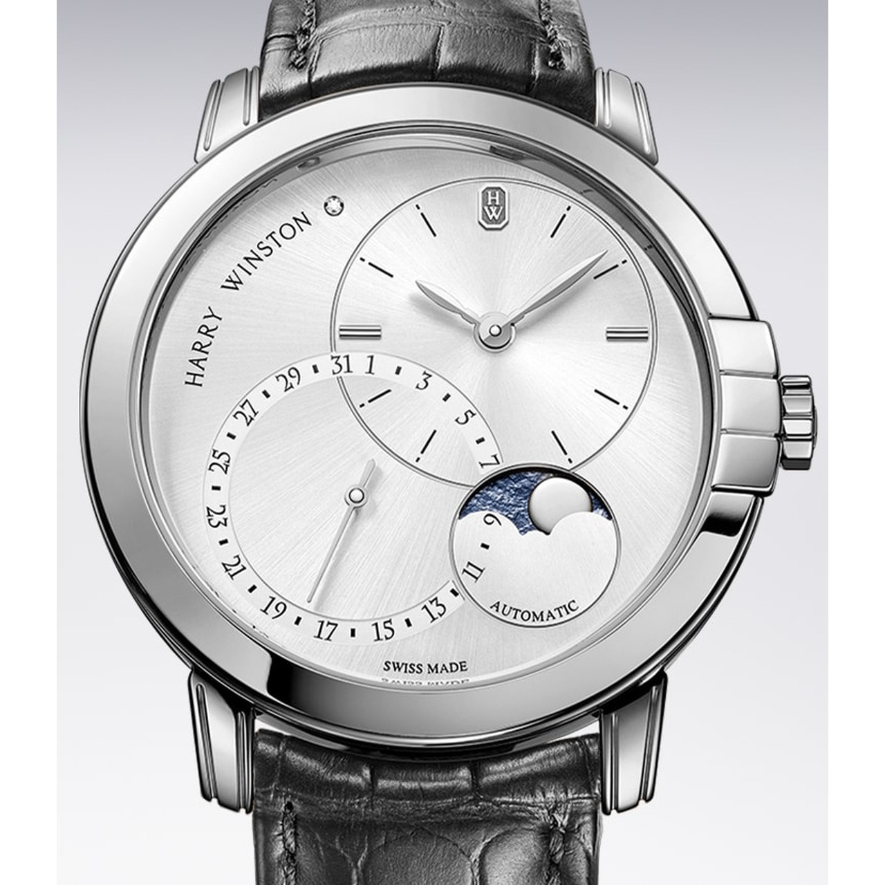 HARRY WINSTON ミッドナイト デイト ムーンフェイズ オートマティック 42mm MIDAMP42WW003