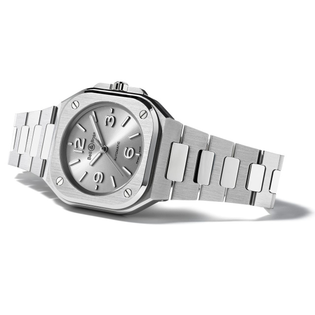 Bell & Ross BR-05 36 mm グレー スティール BR05A-S-GR-ST/SST