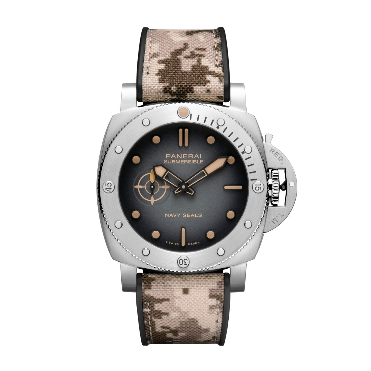PANERAI サブマーシブル クアランタクアトロ ネイビーシールズ PAM01518