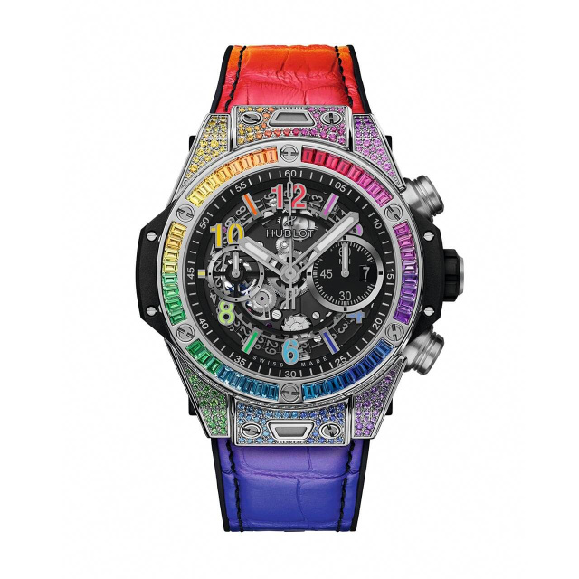 HUBLOT ビッグ・バン ウニコ チタニウム レインボー 421.NX.1117.LR.0999