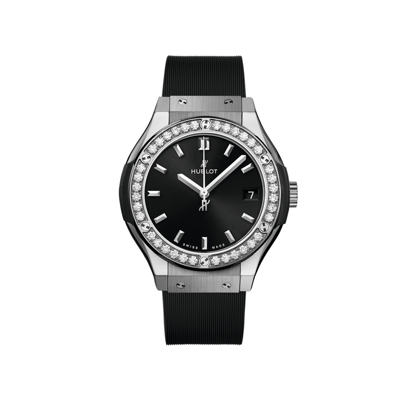HUBLOT クラシック・フュージョン チタニウム ダイヤモンド 33mm 581.NX.1470.RX.1104