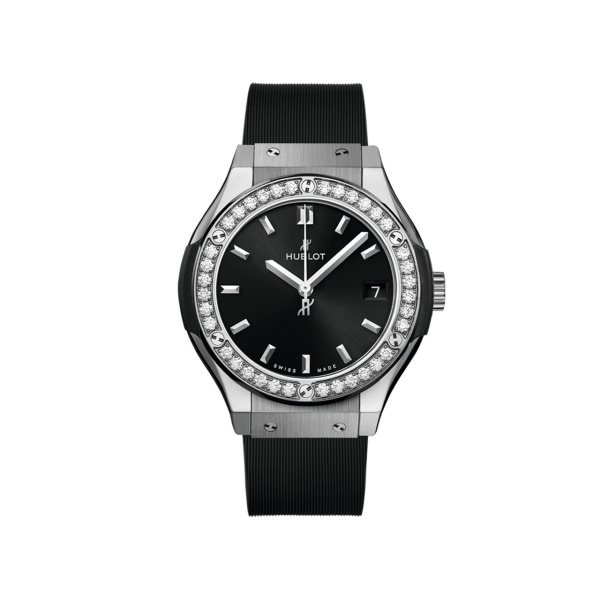 HUBLOT クラシック・フュージョン チタニウム ダイヤモンド 33mm 581.NX.1470.RX.1104