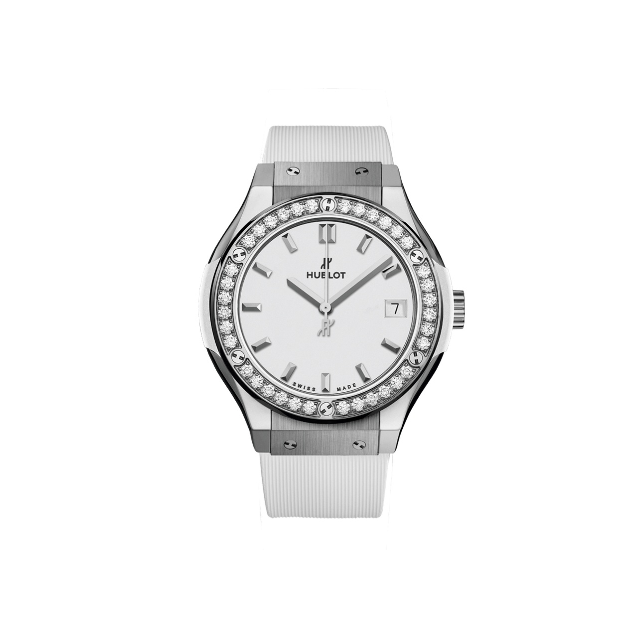クラシック・フュージョン  チタニウム  ホワイト ダイヤモンド 33mm BY HUBLOT クラシック・フュージョン  チタニウム  ホワイト ダイヤモンド 33mm バイ ウブロ