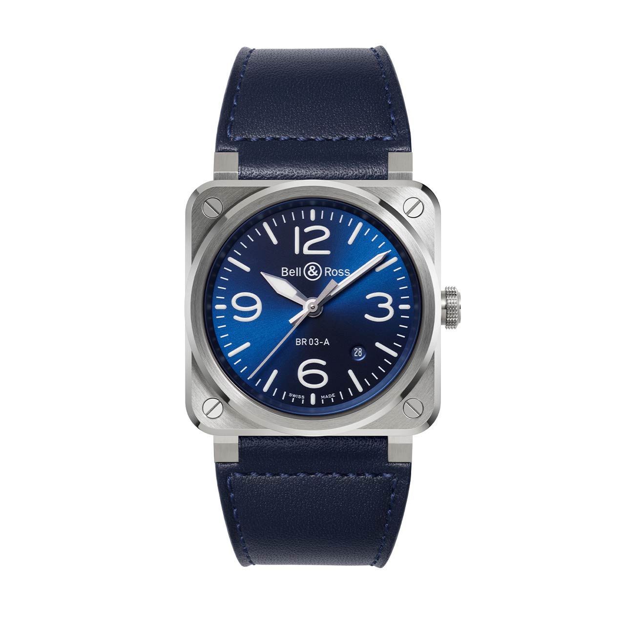 Bell & Ross BR 03 ブルースティール BR03A-BLU-ST/SCA