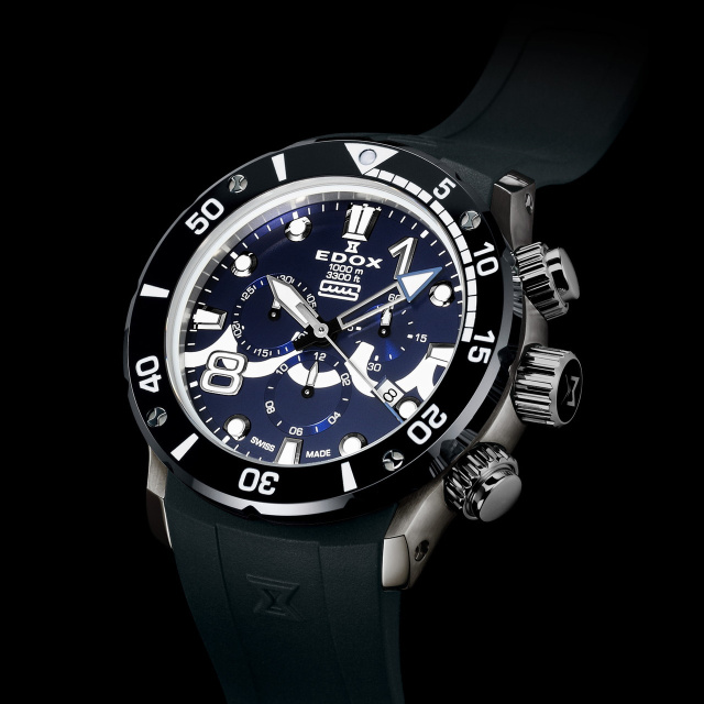 EDOX クロノオフショア1 クロノグラフ ムータ・マリン【エドックス×AJHH×ムータ・マリン コラボ】 10242-TINMUTA-BUINGM