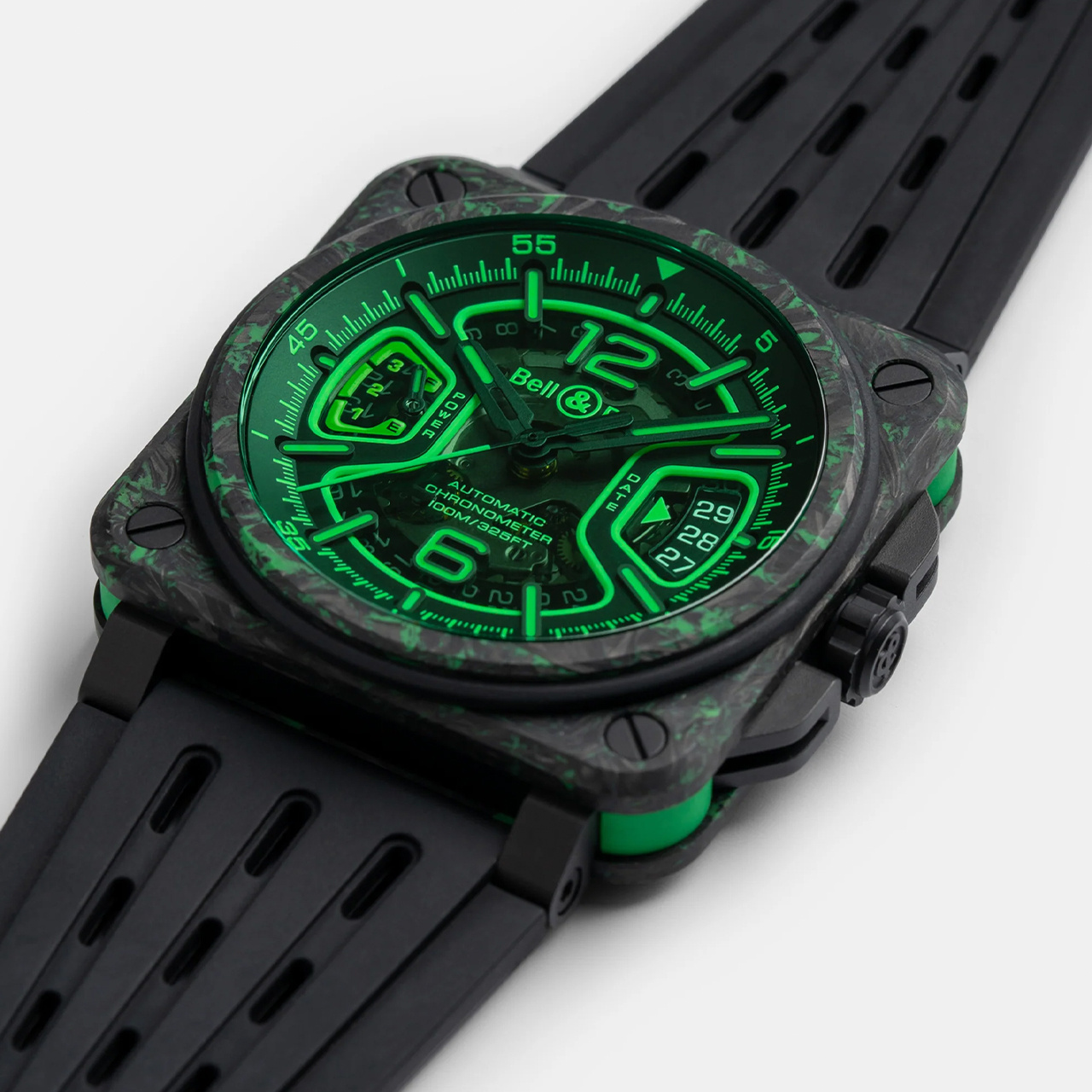 Bell & Ross BR-X3 ナイト ビジョン BRX3R-GN-CA/SRB