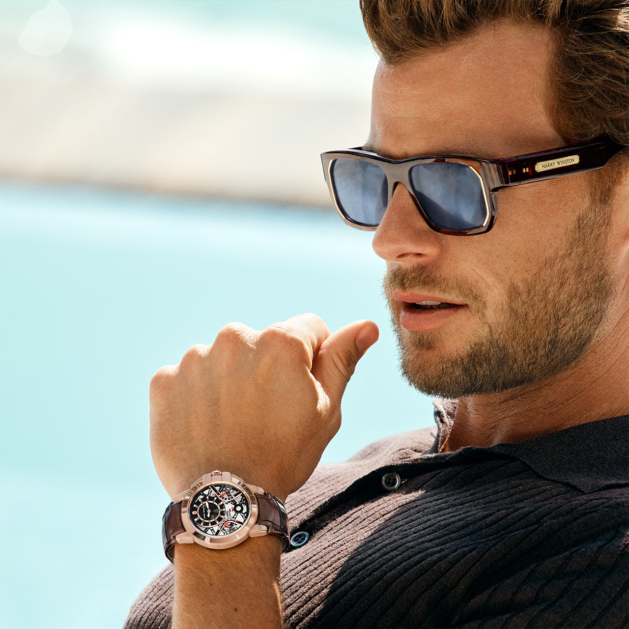 HARRY WINSTON オーシャン バイレトログラード オートマティック 42mm OCEABI42RR001