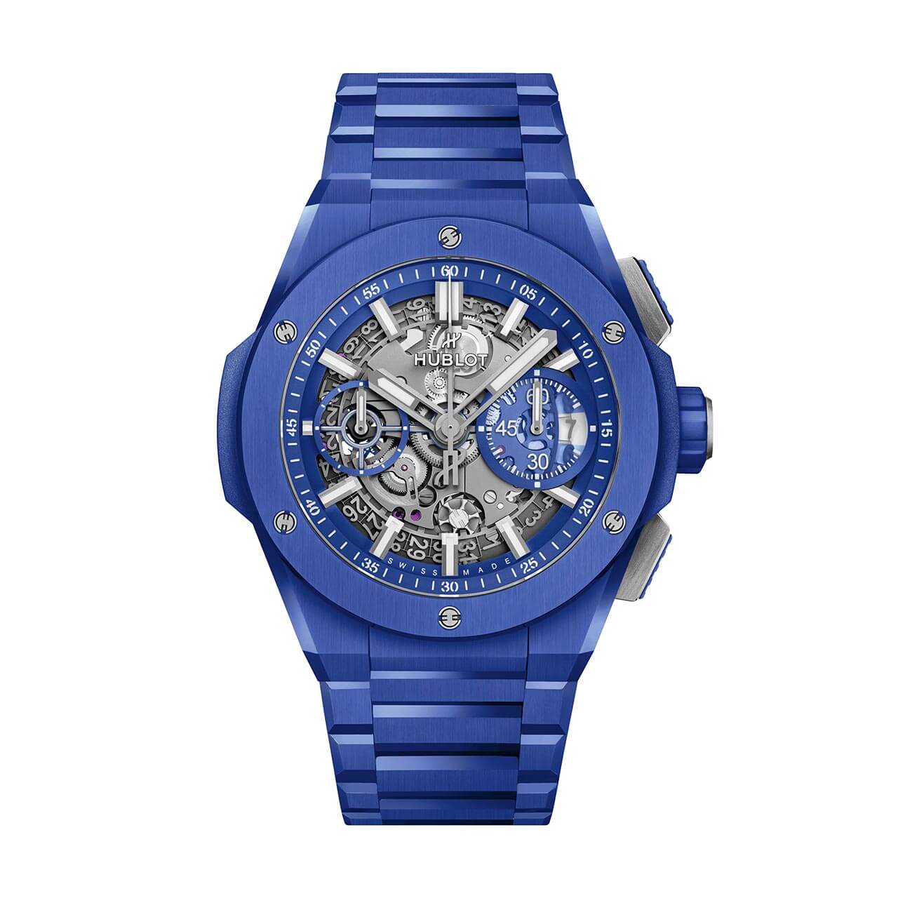 HUBLOT ビッグ・バン インテグレーテッド インディゴブルーセラミック 451.EX.5129.EX