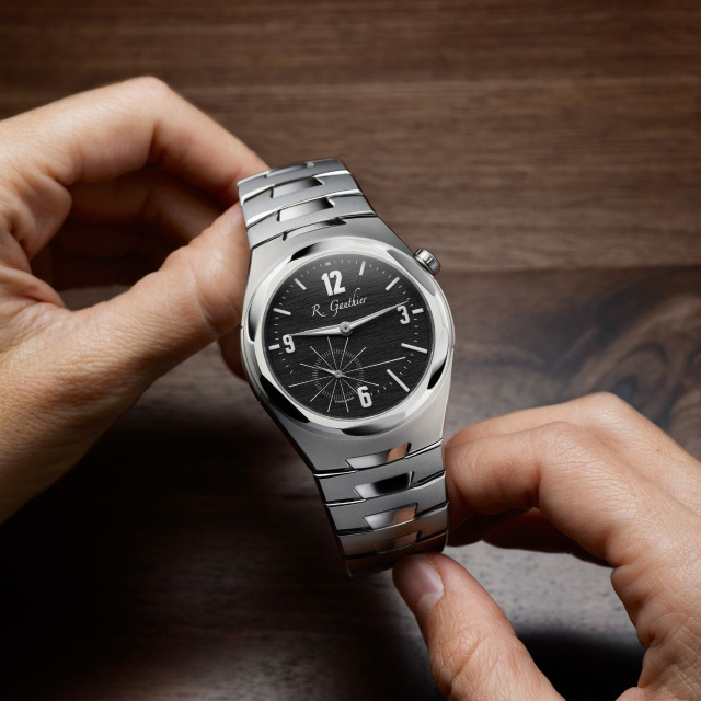 ROMAIN GAUTHIER C byローマン・ゴティエ チタンエディション ブレスレット ブラック MON00582