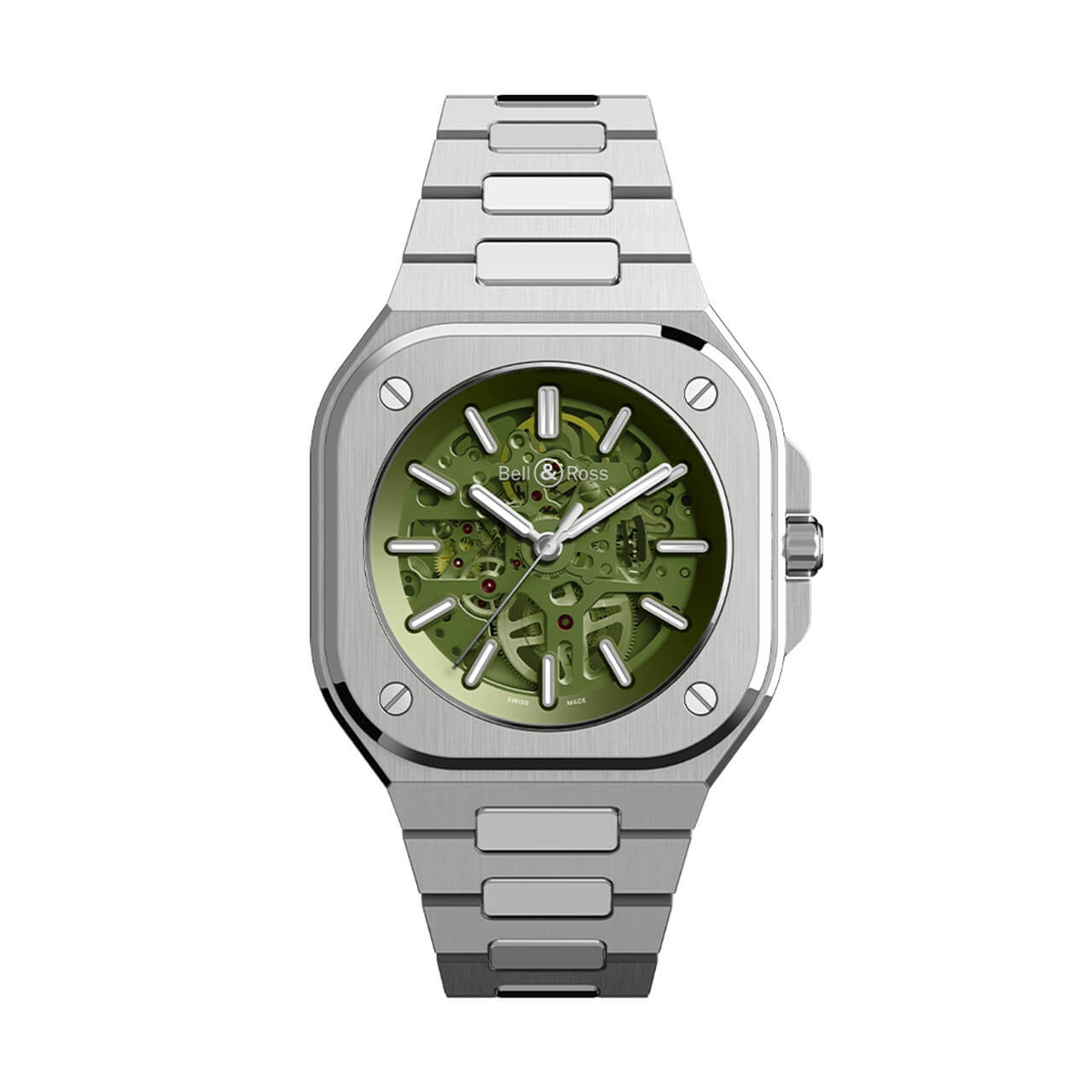 Bell & Ross BR 05 SKELETON GREEN BR05A-GN-SKST/SST