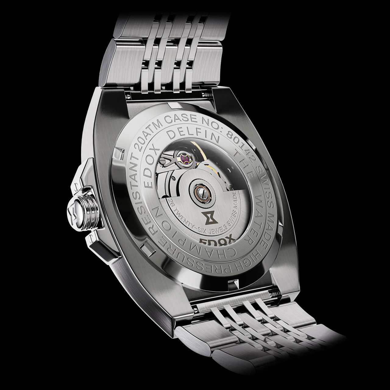 EDOX デルフィン オリジナル 1973 オートマティック 80142-3M-NIN