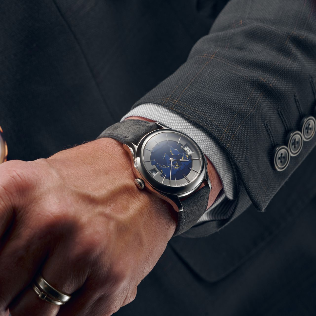 LAURENT FERRIER クラシック・トラベラー グローブナイトブルー LCF012.G1.NGE10