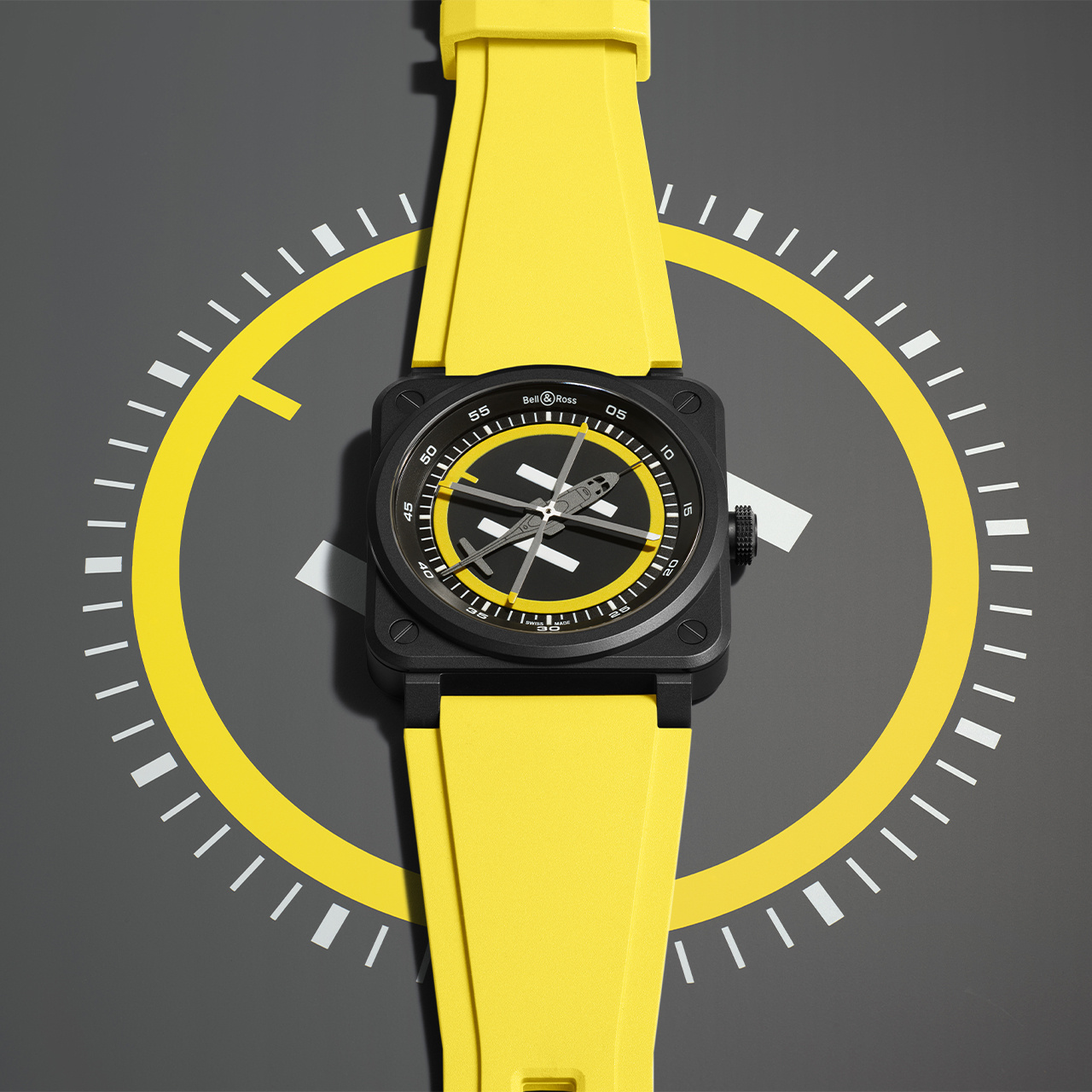 Bell & Ross BR-03 ヘリパッド BR03A-HE-CE/SRB