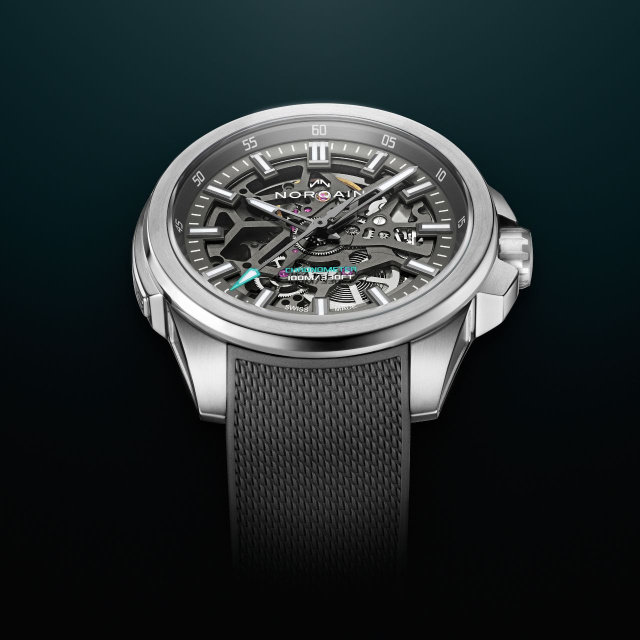 NORQAIN インディペンデンス スケルトン 40mm スチール N3008.07S01.G01.R01