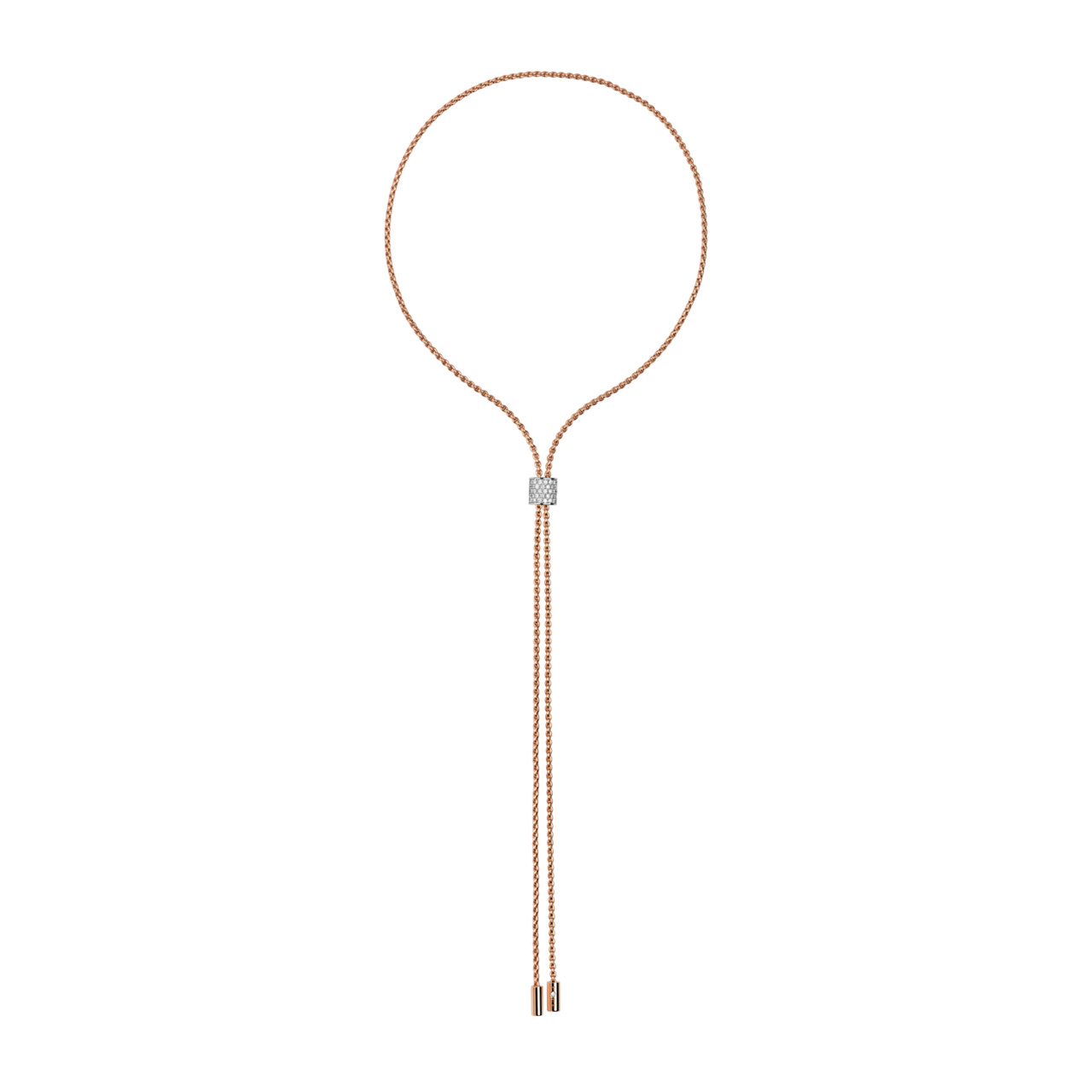 FOPE ARIA ダイヤモンドパヴェのスライドネックレス RG 89403CX_BB_R_RBX_070