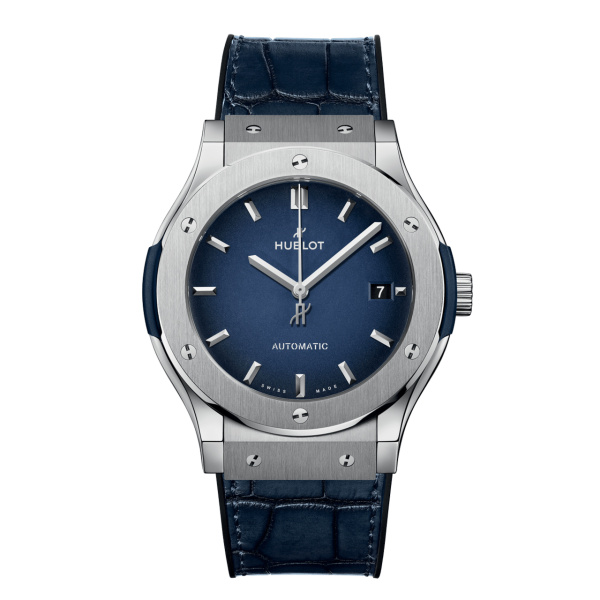 クラシック・フュージョン チタニウム ディープブルー BY HUBLOT クラシック・フュージョン チタニウム ディープブルー ウブロ