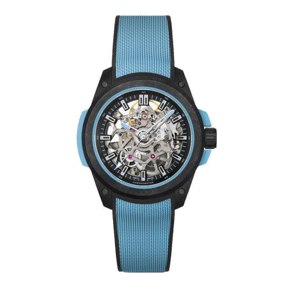 NORQAIN ワイルドワン スケルトン 39mm スカイブルー NNQ3001QBA1AS/B002