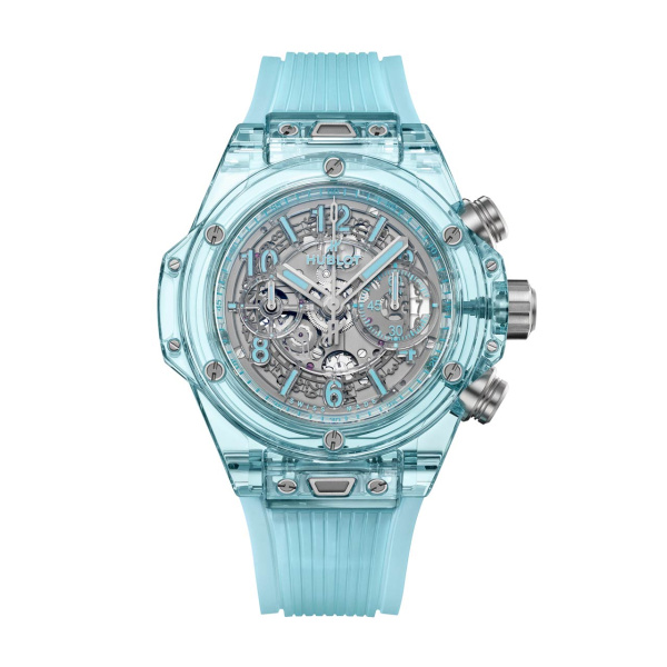 HUBLOT ビッグ・バン ウニコ ウォーターブルー サファイア 421.JL.4890.RT