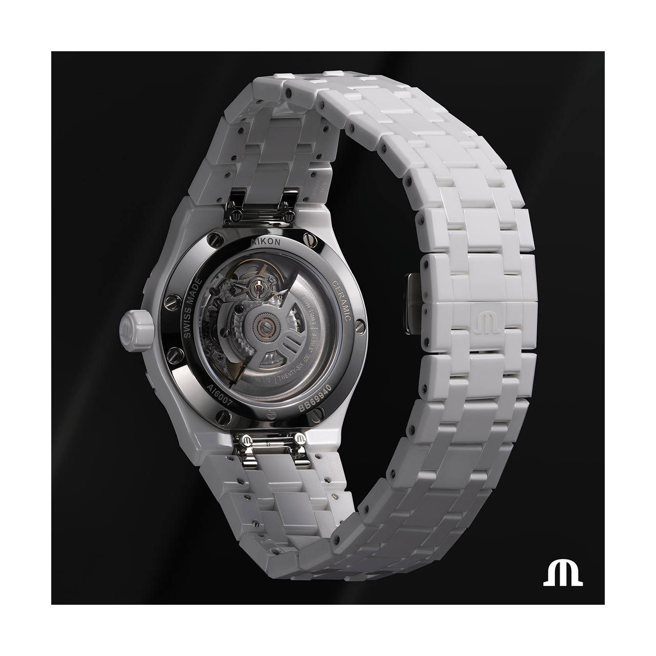 MAURICE LACROIX AIKON AUTOMATIC CERAMIC 39MM AI6007-CRM72-130-7