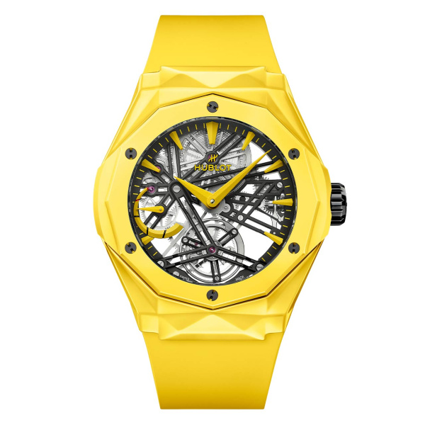 クラシック・フュージョン トゥールビヨン オーリンスキー イエローマジック BY HUBLOT クラシック・フュージョン トゥールビヨン オーリンスキー イエローマジック ウブロ