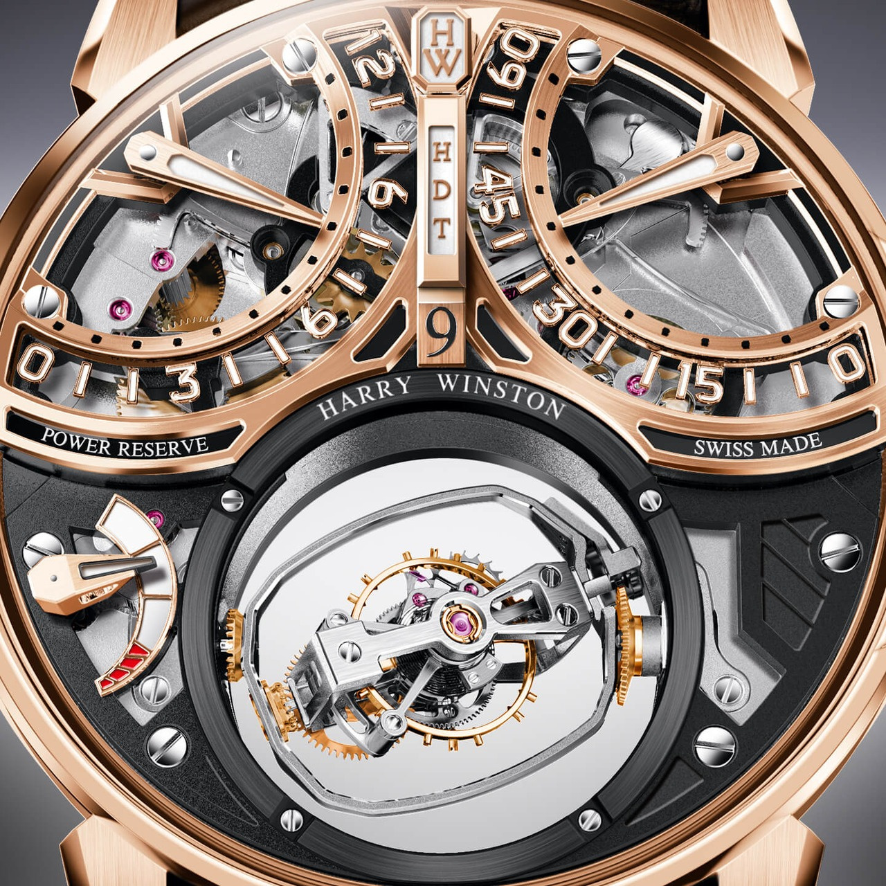HARRY WINSTON イストワール ドゥ トゥールビヨン9 HCOMTT47RR002