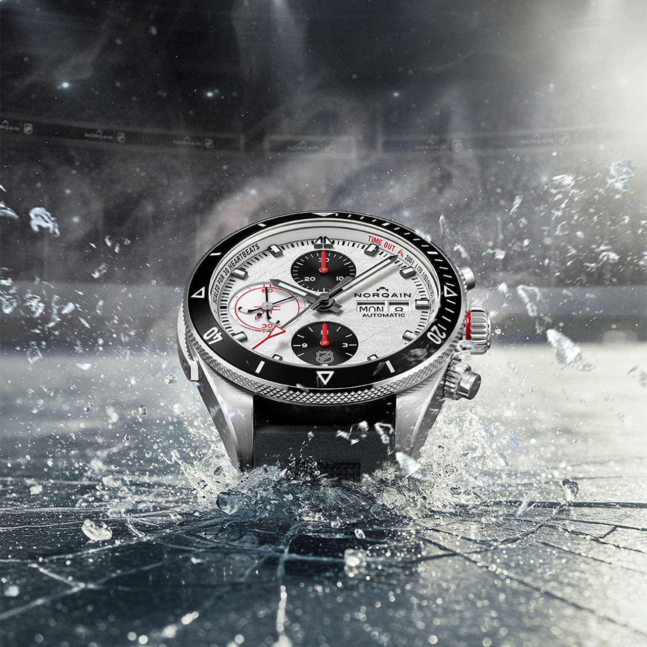 NORQAIN アドベンチャー クロノ 41mm NHL リミテッドエディション N1500.17S05.W01