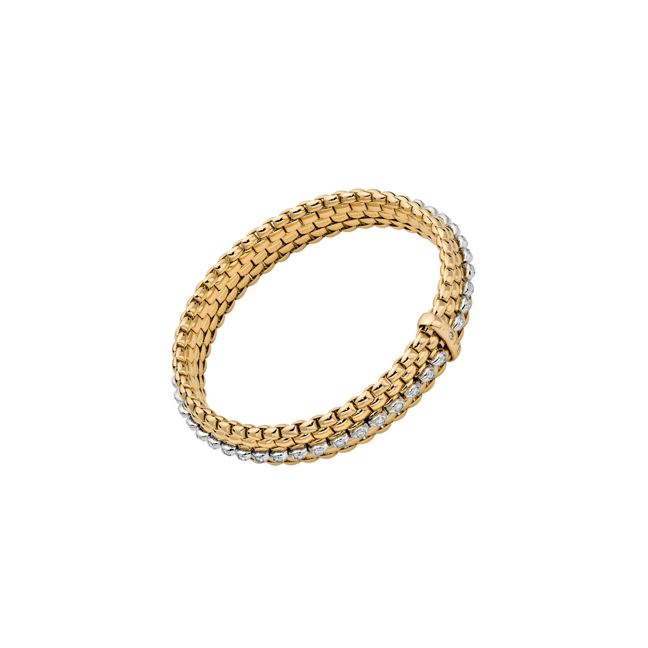 FOPE PANORAMA FLEX'IT ブレスレット ダイヤモンド YG 58504BX_PB_G_GBX_00M