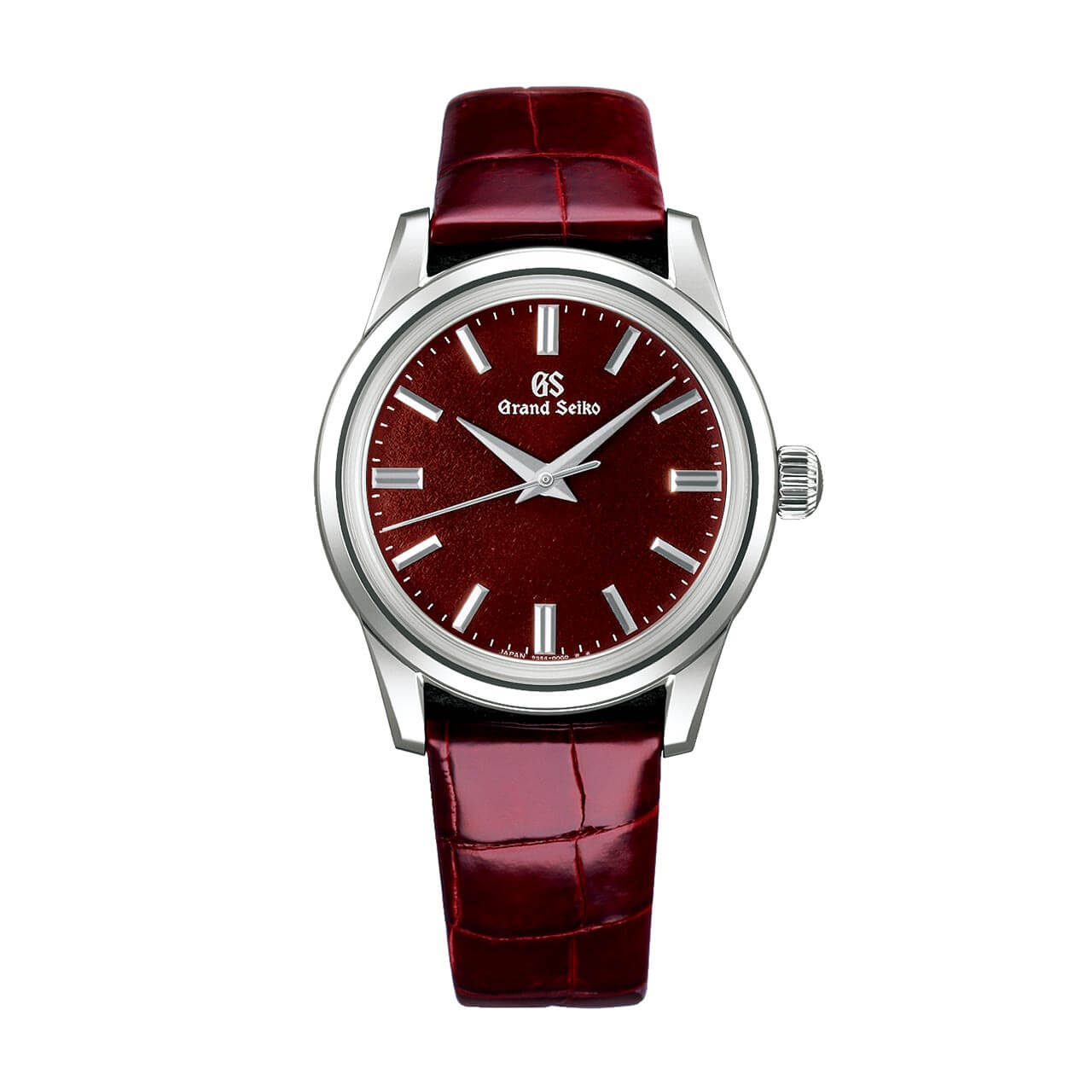 【グランドセイコー】GS銀色美錠　新品セイコー純正革ベルト付き　送料無料　美品 Grand Seiko グランドセイコー 純正 尾錠 GRAND SEIKO 16mm